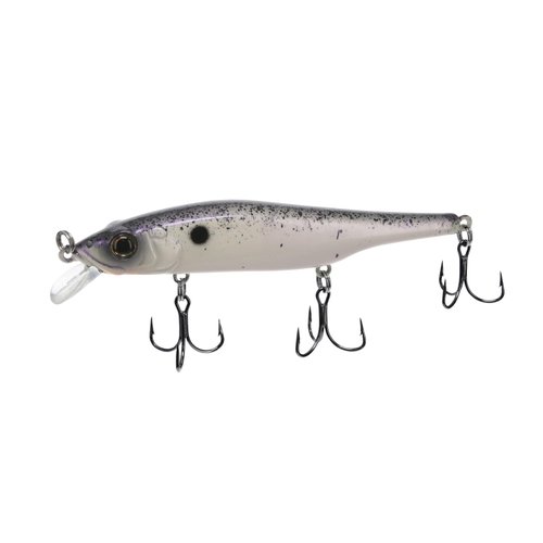 Bill Lewis Scope-Stik 100 Suspending 4'-6' Jerkbait Fishing Lifelike Freshwater & Saltwater Lure with Mustad UltraPoint Triple Grip Hooks, Purple NURPLE