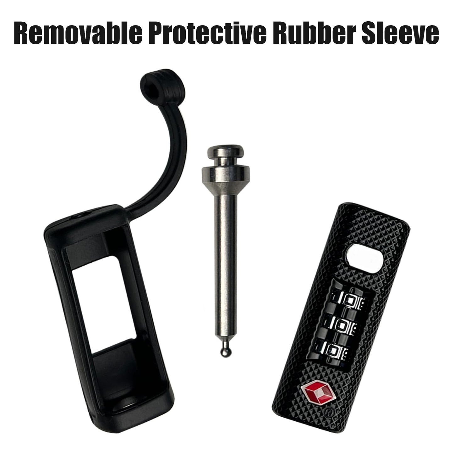 6 Pack TSA Approved Firearm Travel Case Locks Gun Case Hard Pistol Cases Lock