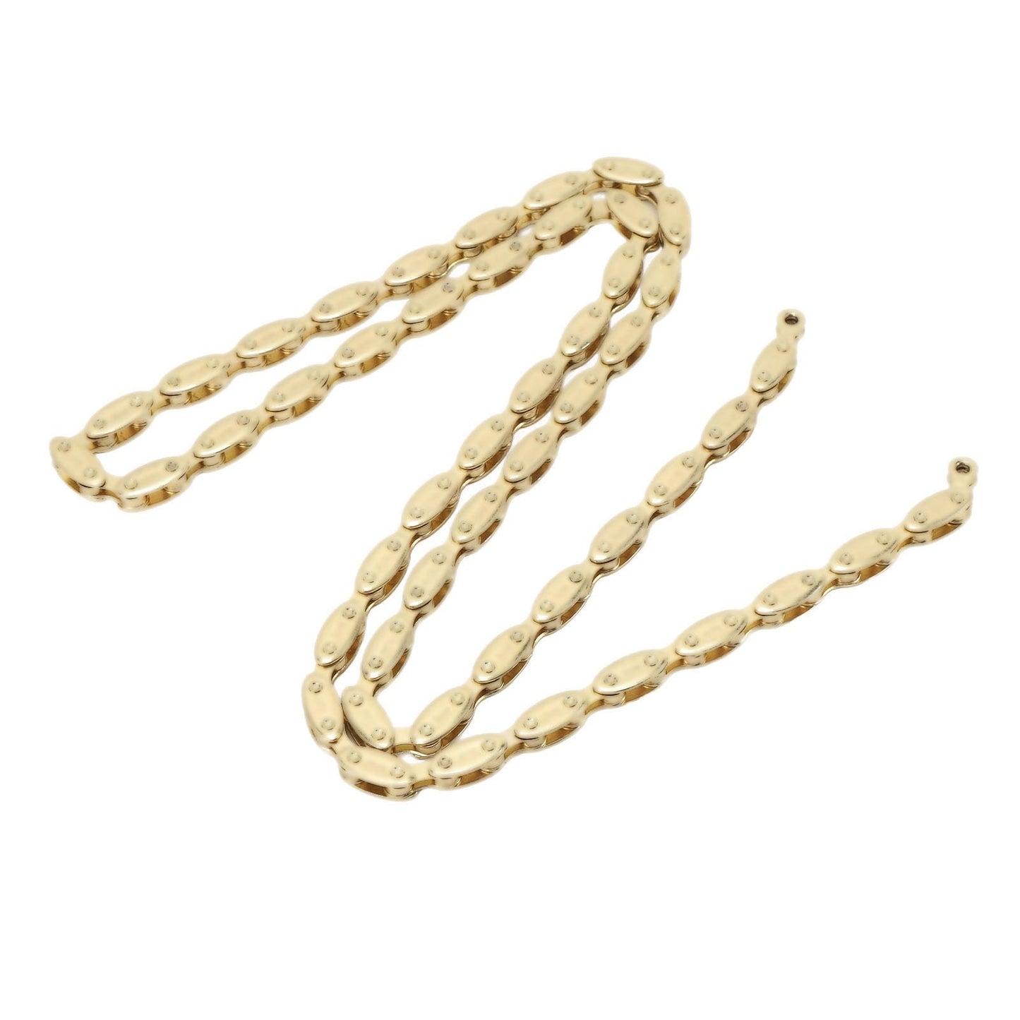 JAOCDOEN Olive Chain High Strength Single Speed 100 Link Gold Chain for Fixed Gear BMX