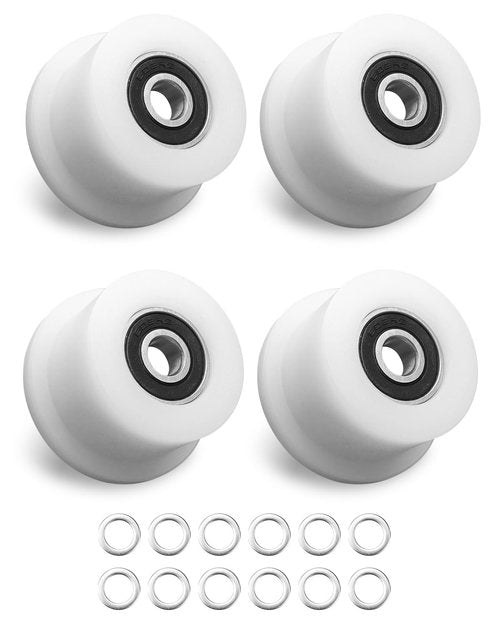 Gym Replacement Machined Wheel Rollers Fit for 1000 1100 1400 1500 1600 1700 1800 1900 Achiever Gold Platinum Elite Force Max Supra Supreme Ultima Ultra XLi 5/16”, 4Pcs