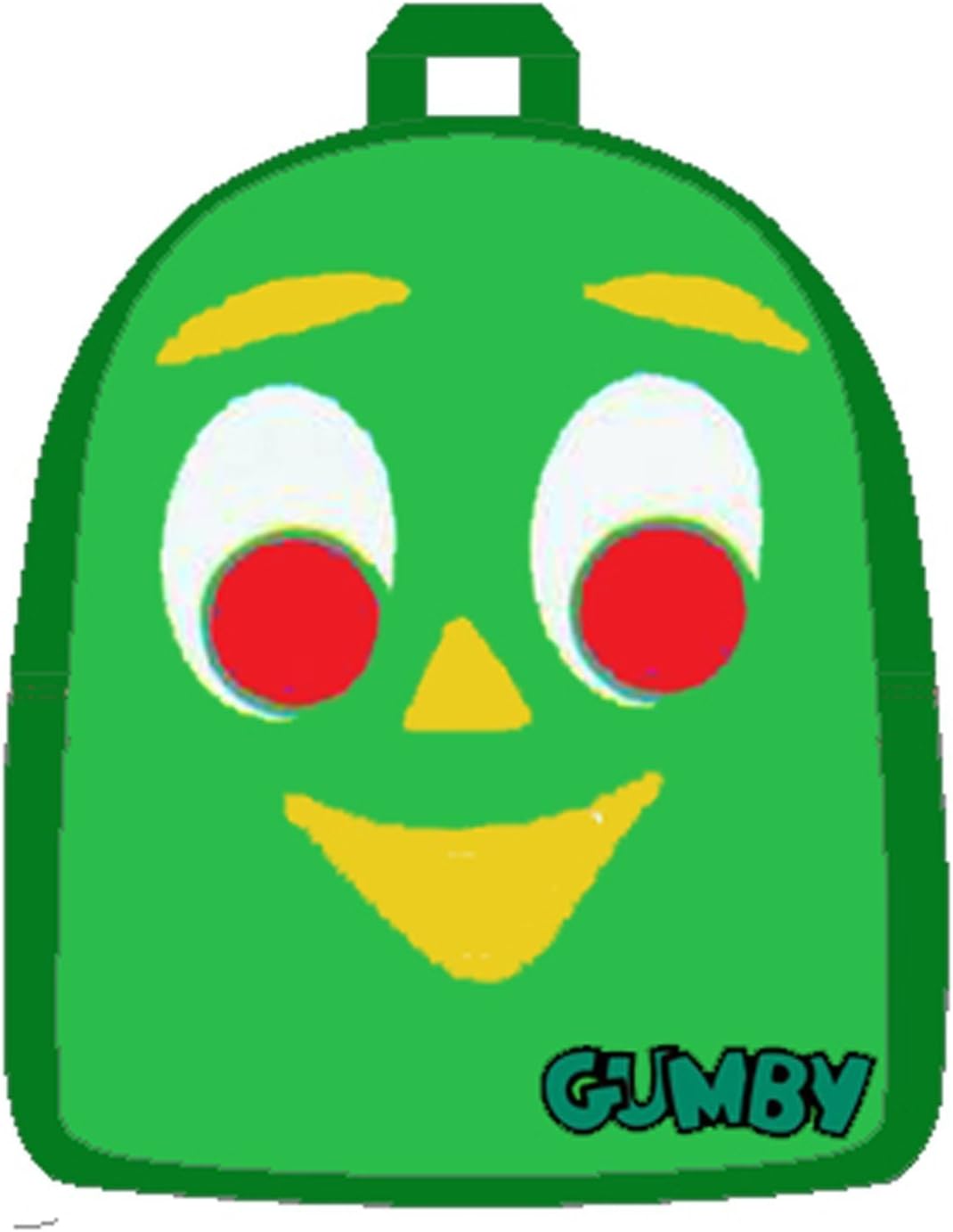 Silver Buffalo GY0101BM Gumby Face 10 by 9-Inch Mini Backpack, Multi-Color