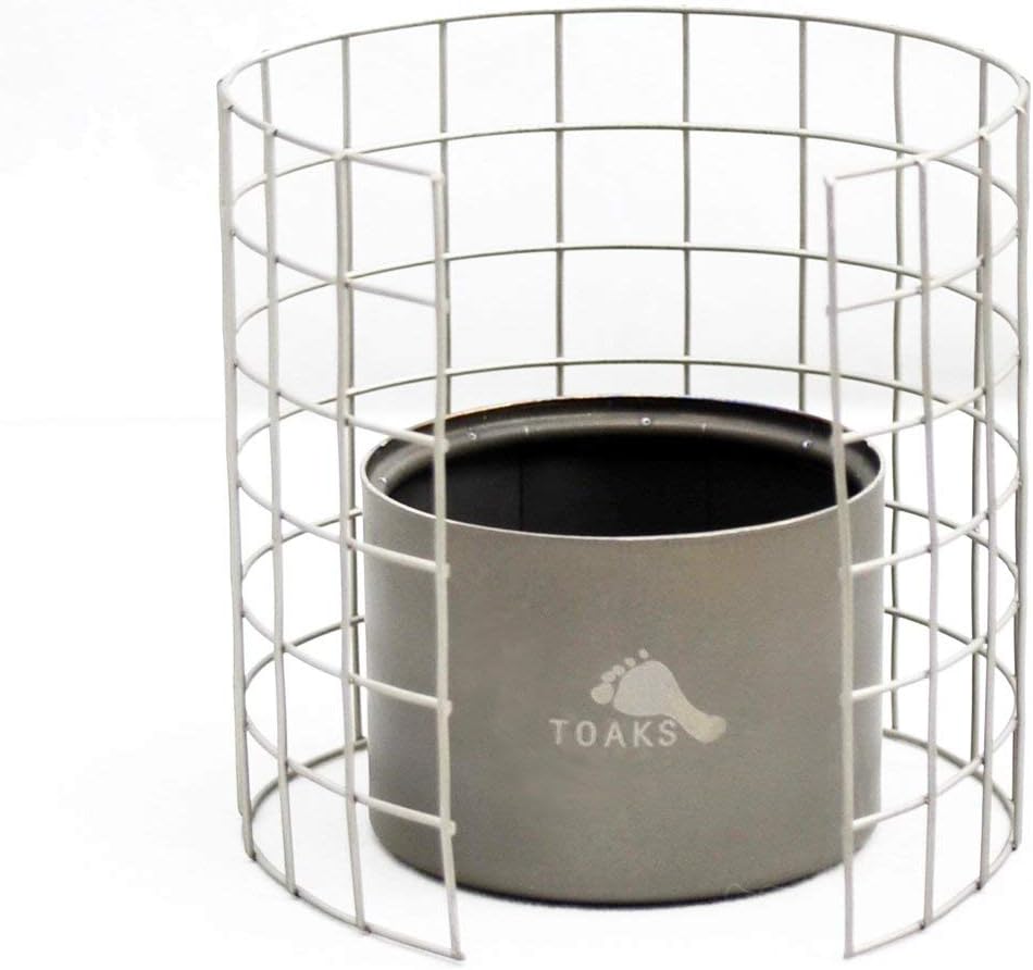 TOAKS Titanium Alcohol Stove - Lightweight Siphon Design for Camping & Outdoor Cooking