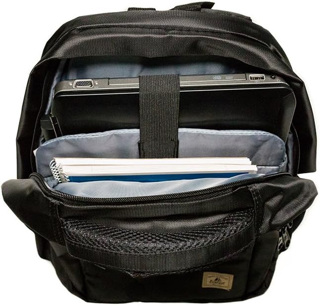 Everest Black City Travel Backpack - Versatile One Size for Urban Adventures