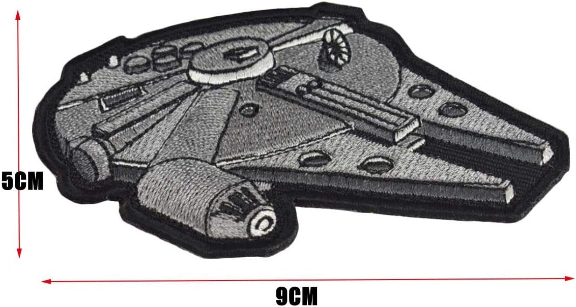 Jadedragon Embroidered Morale Hook Fastener Tactical Patch (Black R)