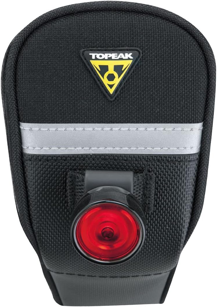 Topeak Tail Lux Helmet Light - Compact Black Safety Light for Cyclists