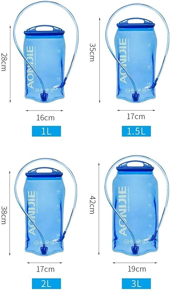 AONIJIE Hydration Bladder Water Reservoir Bag BPA Free for Hiking Biking Climbing Hunting Running