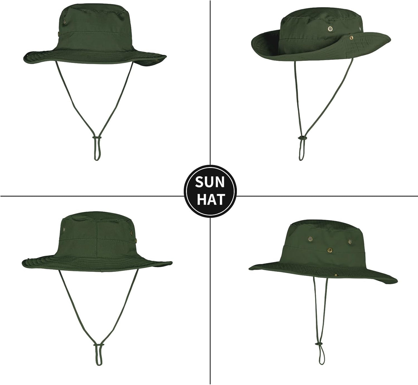 UPF 50+ Sun Hat | Foldable Boonie Hat for Men & Women | Fishing & Hiking