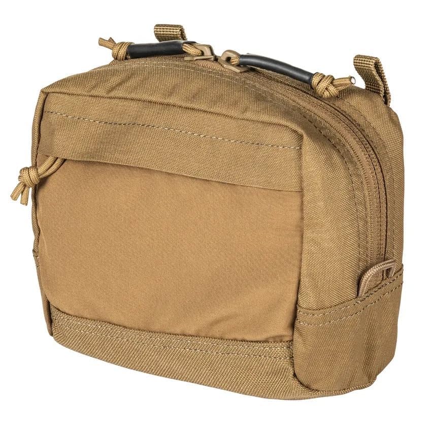 5.11 Tactical Unisex Flex Medium GP Pouch, Lightweight MOLLE Utility Bag, Front Zipper Pocket, Water-Resistant 500D Nylon, Kangaroo, Style 56427ABR