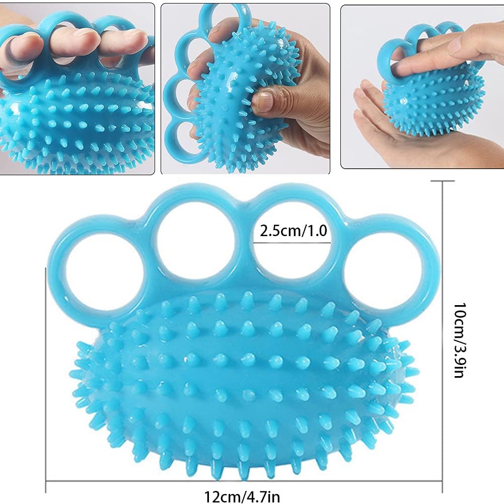 Hand Therapy Ball - Squeeze Balls for Grip Strengthening, Stress Relief, Yoga & Musicians