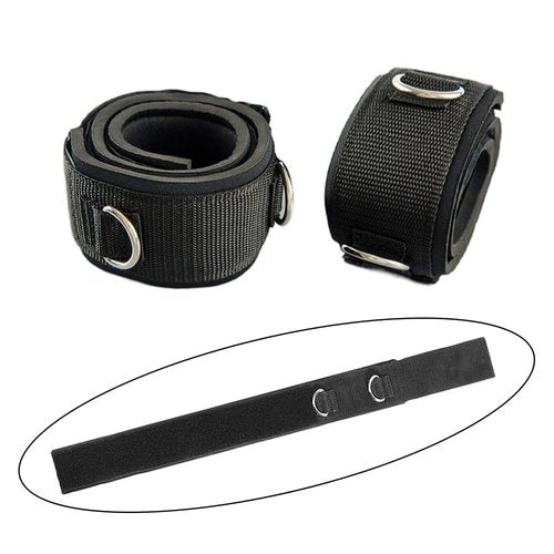 LOOEEL 2Pcs Fitness Thigh Straps Soft Neoprene Padded Fitness Leg Exercise Attachment Adjustable Thigh Resistance Belt for Machines Gym Workout Speed Exercise Taekwondo Football Running
