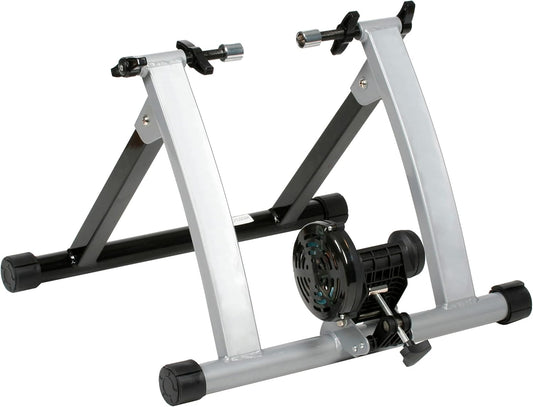 Trainer Bicycle Indoor Trainer Exercise Machine Ride All Year Around with 850 Gram Machined Steel Flywheel for The Most Natural Pedal Feel