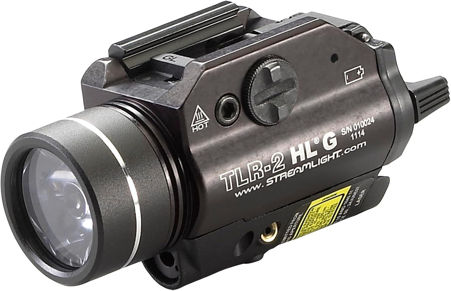 Streamlight TLR-2 HL G Tactical Weapon Light - 1000-Lumen Rail-Mounted with Green Laser & Key Kit