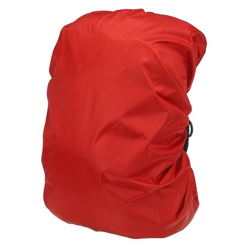 PATIKIL 45L Waterproof Backpack Rain Cover, Oxford Cloth Backpack Cover Anti-Slip Cross Buckle Straps for Hiking Camping Traveling, M, Red