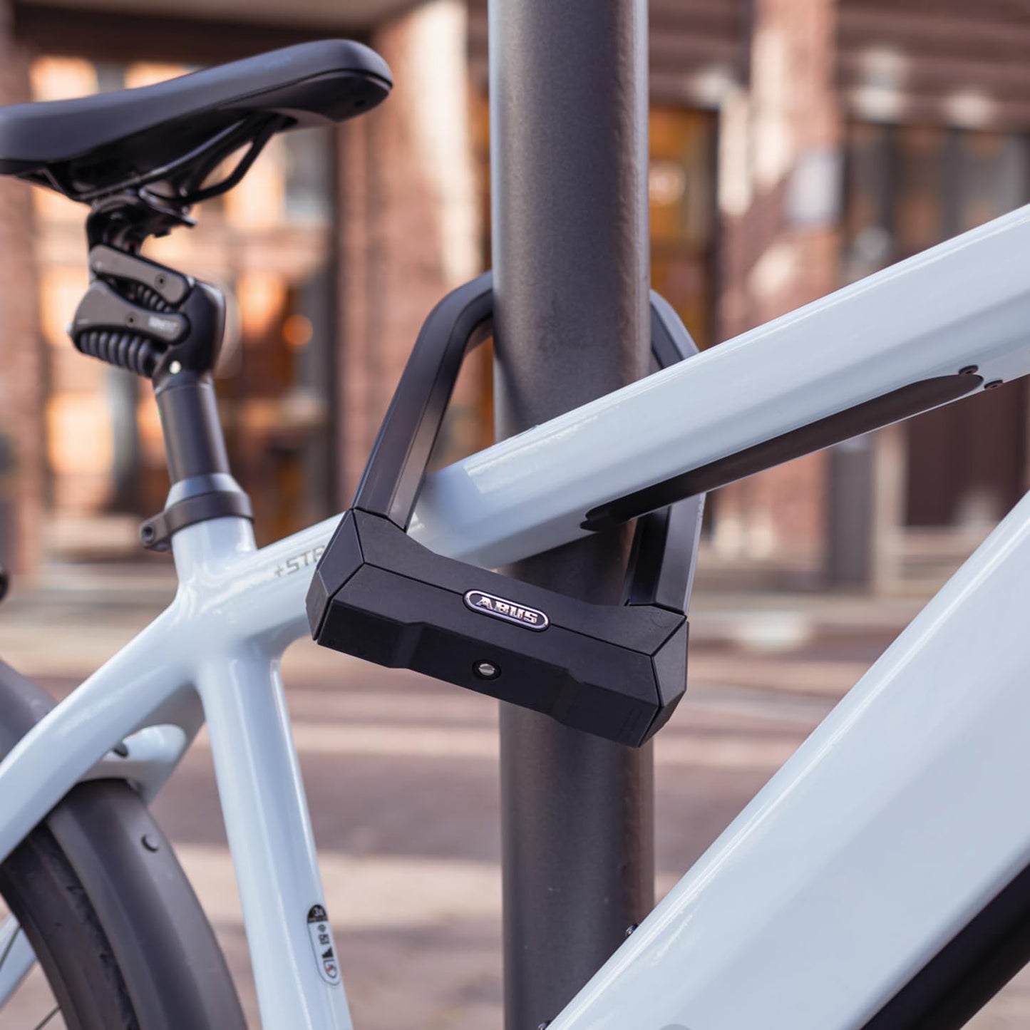 ABUS U-Lock Granit™ Super Extreme 2500/165HB230 - specialised Bicycle Lock for Bicycles and e-Bikes Against Saw Attacks with Angle Grinders - ABUS Security Level 15