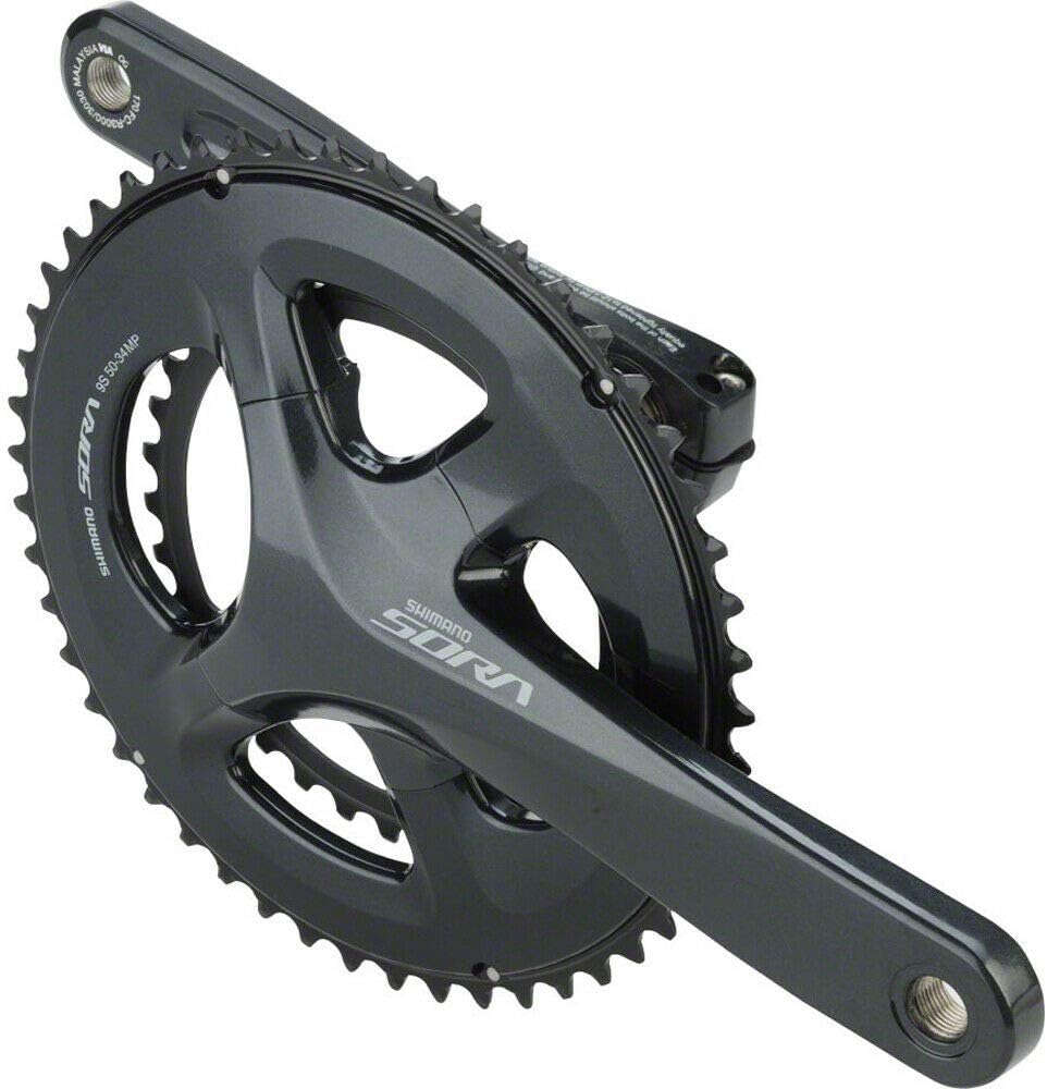 Shimano Front CHAINWHEEL, FC-R3000, SORA Double, 4-ARM 175MM 2-PCS FC, for Rear 9-Speed, 50X34T W/O CG, W/O BB Parts
