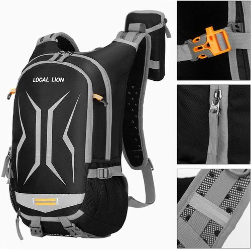 LOCALLION Cycling Backpack Biking Daypack for Outdoor Sports Running Breathable Hydration Pack Men Women 18L