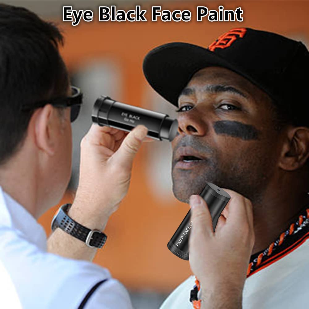 Go Ho 3 Colors Eye Black Camo Face Paint,Bulk Eye Black Baseball/Softball/Football Accessories,Football Stick Sport,Camo/Hunting Face Paint Stick,Hunting Accessories