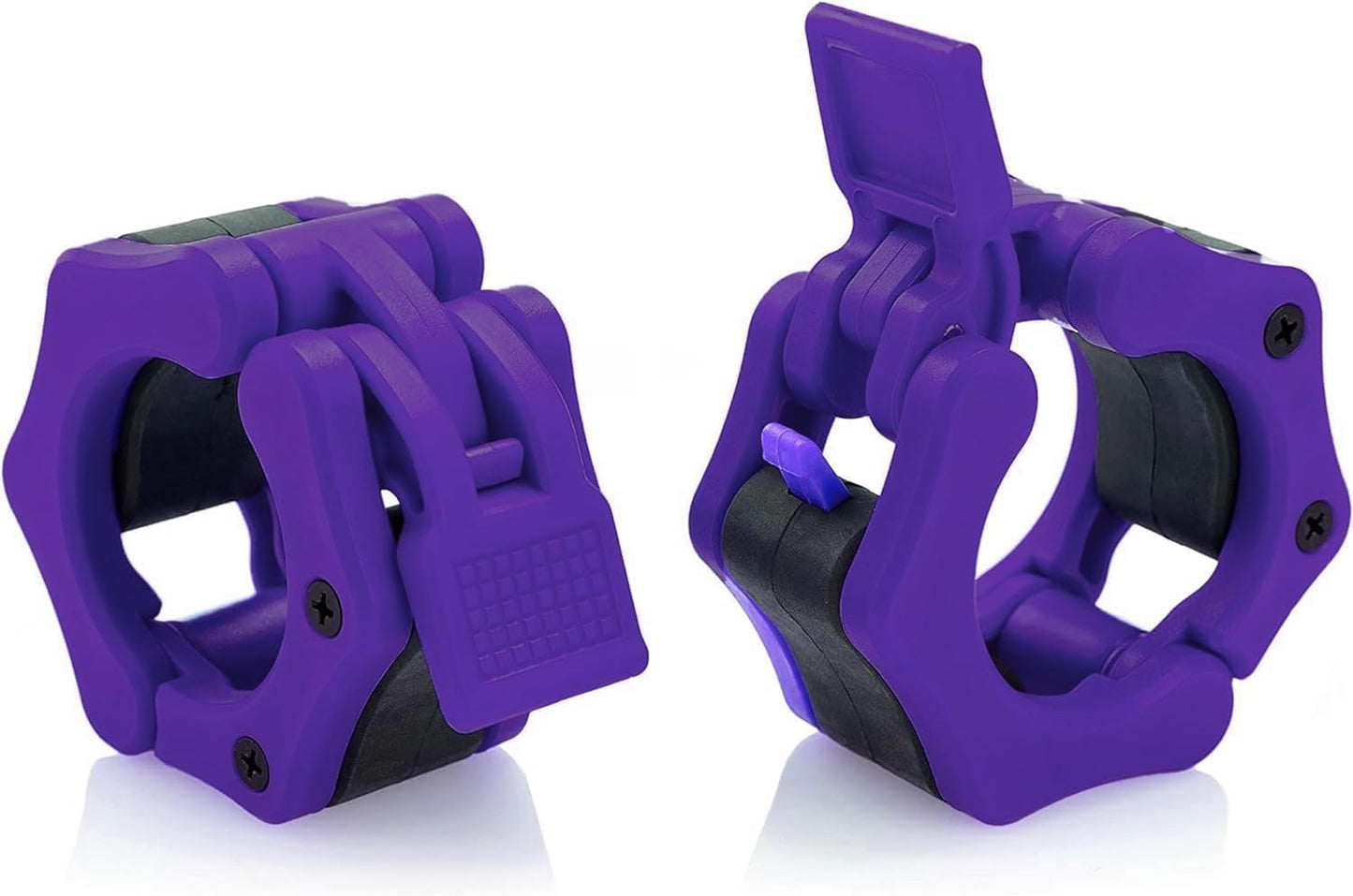 Olympic Barbell Collar 2 inch Quick Release Pair of Locking 2" Pro Weight Bar Plate Locks Clamp Clips for Workout Weightlifting Fitness Training