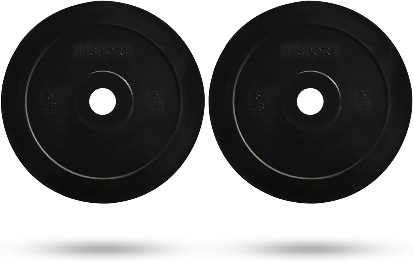 44SPORT Pair of Olympic Bumper Plates - Two All Polymer Technique Weights