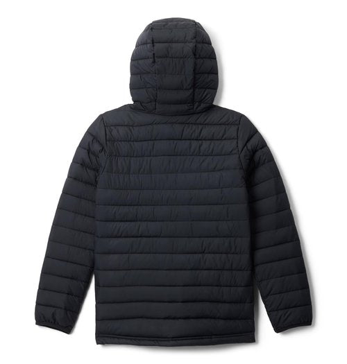 Columbia Toddler Boys Powder Lite II Hooded Jacket, Black, 4T