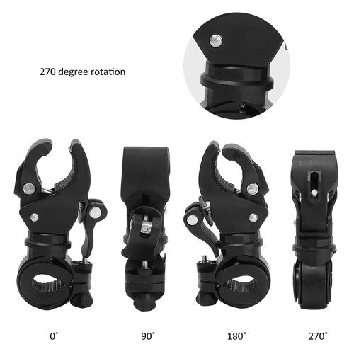 Multifunction Universal Clamp, Flashlight Clip Mounting Lock Bracket Bracket