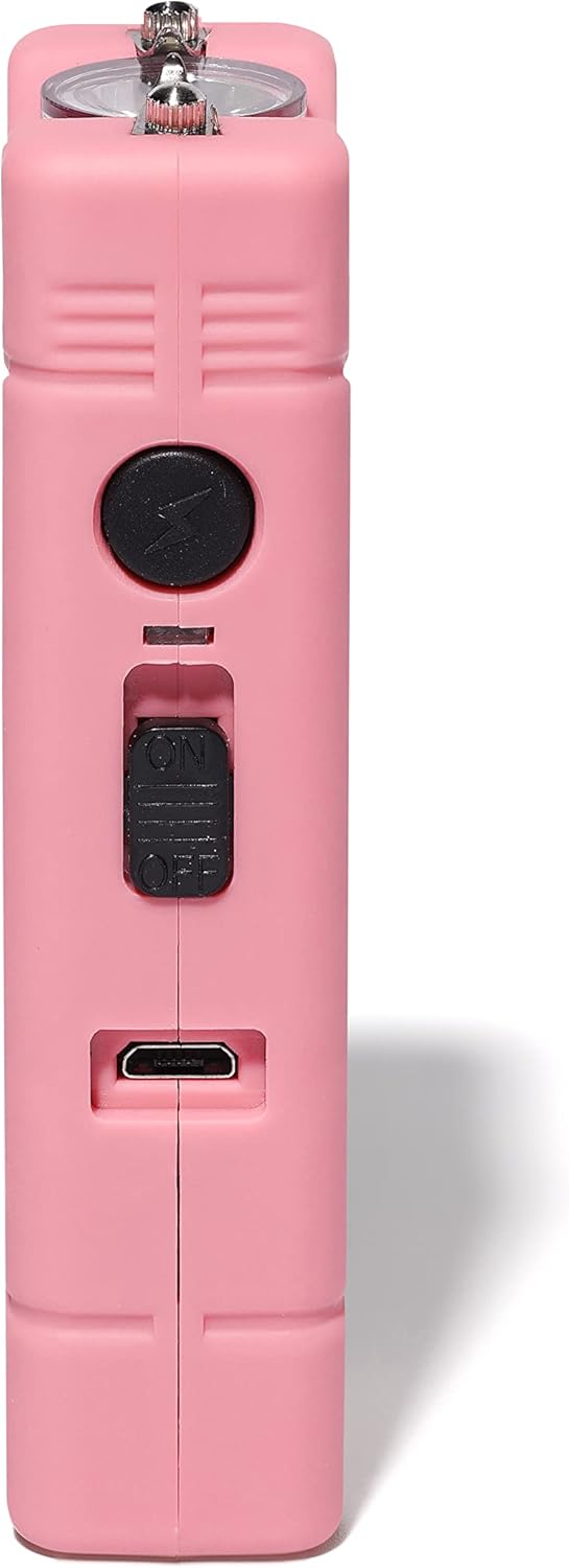 VIPERTEK VTS-881 Micro Stun Gun for Self Defense Rechargeable with LED Flashlight