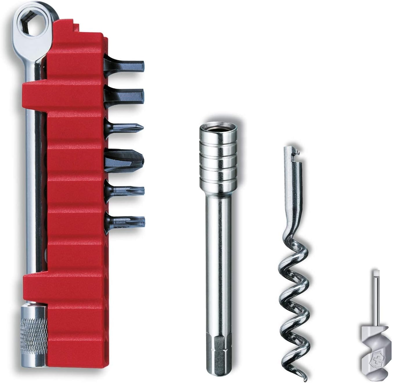 Victorinox Swiss Tool Swiss Army Knife, 24 Function Swiss Made Multi-Tool with Needle-Nose Pliers, Wire Cutters and Large Blade - Silver