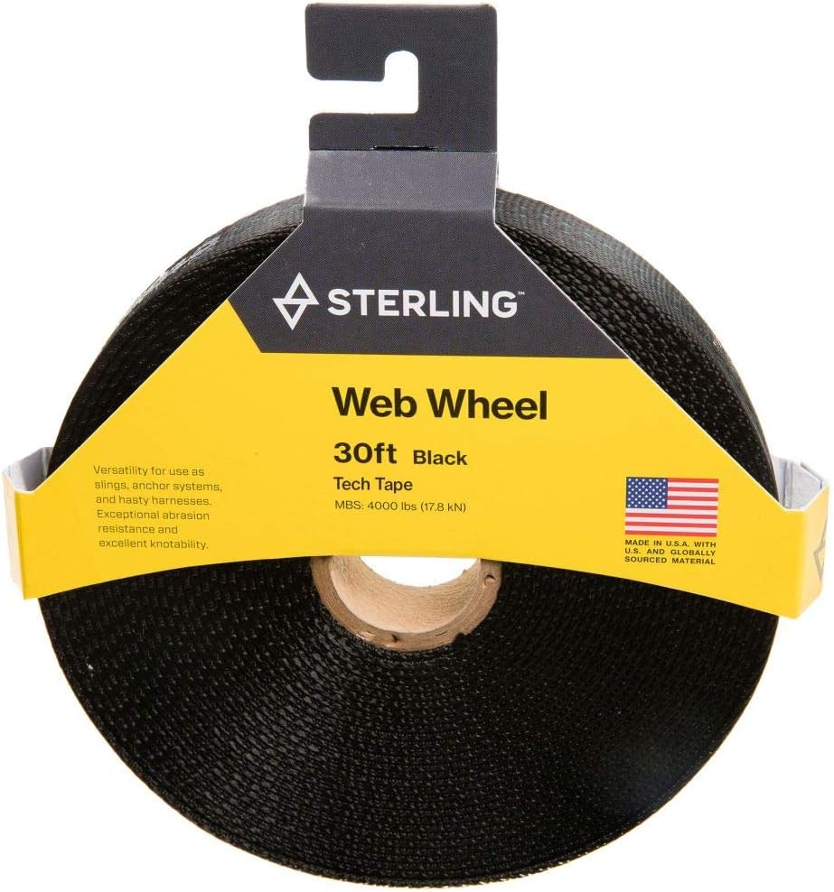 Mil-Spec 1" Tubular Webbing by Sterling Ropes - Durable, Heavy-Duty Outdoor Gear