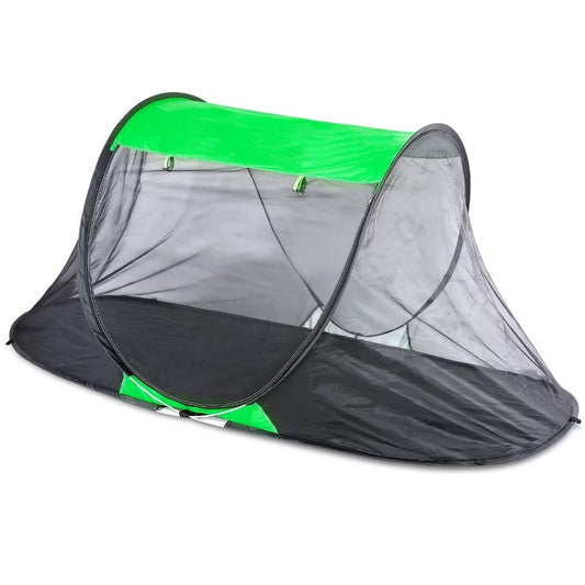 1 Person Pop-up Mosquito Tent for Camping - Breathable & Fine Mesh Camping Bug Screen Net with Carry Bag, 7.5ft Instant Portable Screen Tent for Adults Men Women Summer Hiking