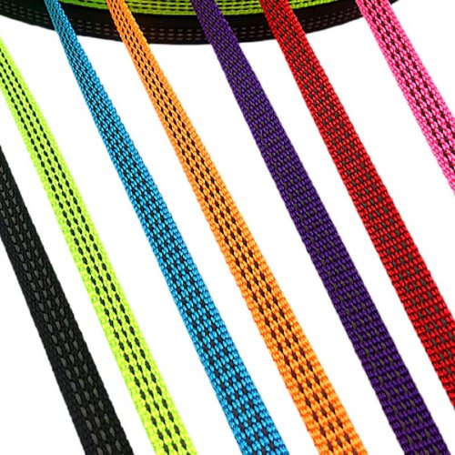 Yalulu 20 Meters x 10mm Reflective Fabric Ribbon, Nylon Reflective Webbing Ribbon Tape Trim Pet Reflective Strip Webbing Tape (Pink)