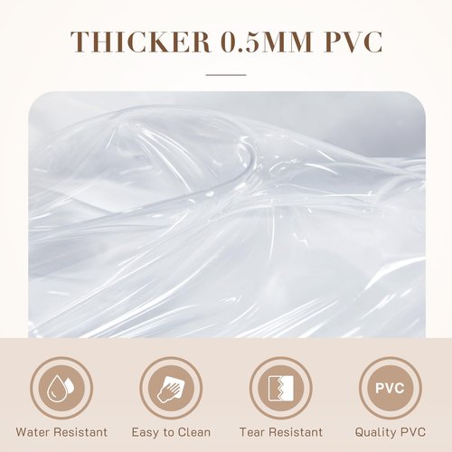 Missnine Clear Mini Backpack Stadium Approved, Thick PVC Mini Clear Bag for Sport Events, Concert, Festival