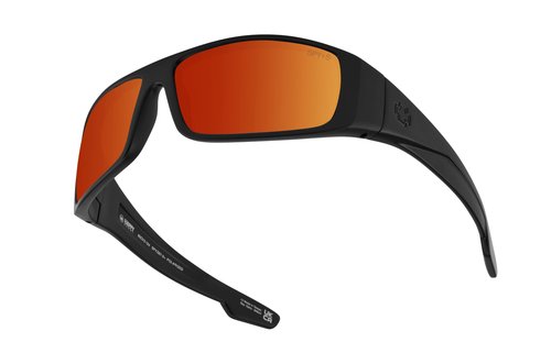 SPY Logan ANSI RX Matte Black - Happy Boost Polar Orange Mirror