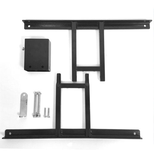 YUEYIN Target Stand Base for AR500 Steel Shooting Targets, Compatible with 2x4 Wooden/Steel Posts, Metals, H-Shape, Black