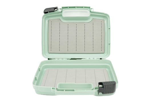 Kingfisher Boat Box Fly Fishing Streamer Box 2.0 JR (10"x8"X3”), Sage