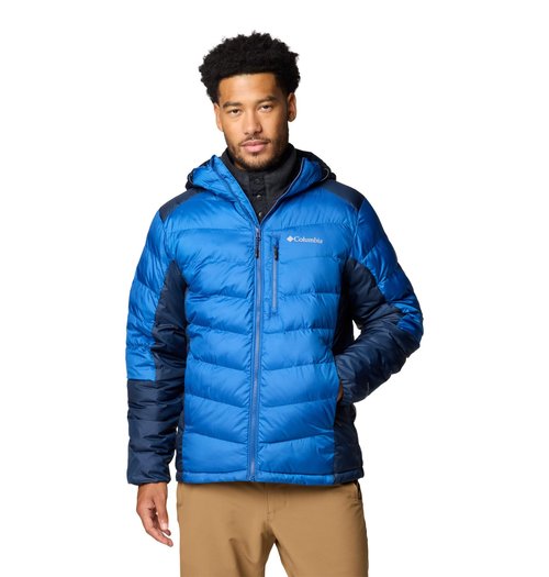 Columbia Men's Labyrinth Loop II Hooded Jacket, Mountain Blue/Collegiate Navy, X-Large
