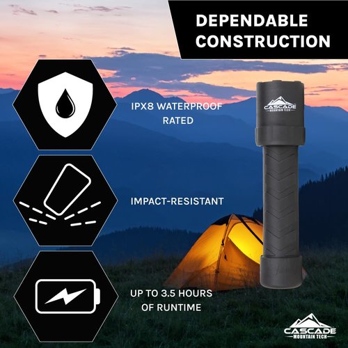 Cascade Mountain Tech STEELCORE 1000 Lumen Flashlight