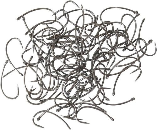 Barbless Fishing Hooks Kit,200/270pcs Curve Shank Barbless Hooks Carp Trout Circle Crank Fly Tying Fishing Hooks Leader Bait Rigs Fishing Accessoires Freshwater Saltwater (200pcs Barbless Hook Set)