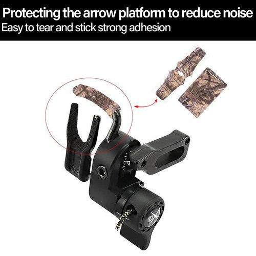 XENVOXI Drop Away Arrow Rest Felt Table Replacement Patch Composite Pulley Bow Shooting Archery Launching Arrow Table Competitive Hitching Seat Accessories