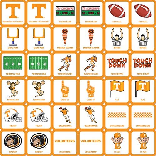 Matching Game for NCAA Fans - Tennessee Volunteers Team Color - Ages 3+