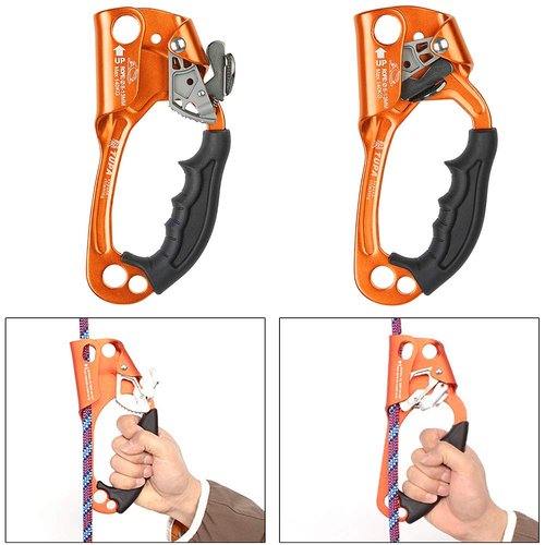 YIWENG Ascender, Outdoor Hand Ascender Climbing Ascender 8-13mm Vertical Rope Access Climbing Rescue Caving