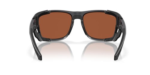 Costa Del Mar King Tide 6 Polarized Rectangular Sunglasses, Black Pearl/Green Mirrored Polarized-580G, 58 mm