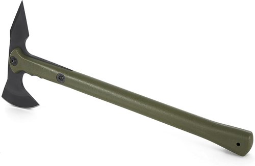 Cold Steel Drop Forged Tomahawk Survival Hatchet - Great for Camping, Survival, Outdoors and Chopping Wood, Trench Hawk - OD Green