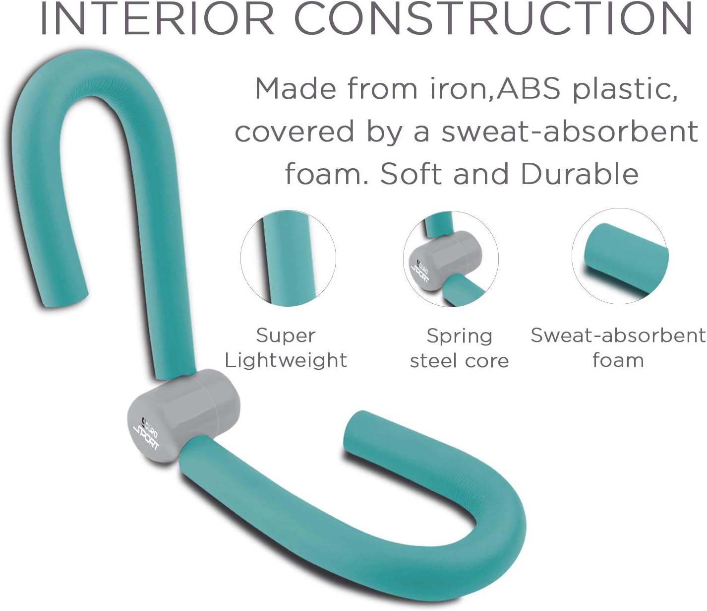 Aduro Sport Inner Thigh Exercise Equipment for Women, Full Size Thigh Toner Leg Exercise Trainer [Improved Version]