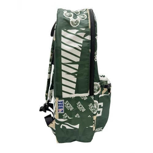 Pro Specialties Group Milwaukee Bucks basketball travel backpack, hiking, gym Backpack durable bag designed for men and women. Ideal for Adults, extra-large & waterproof use for various activities