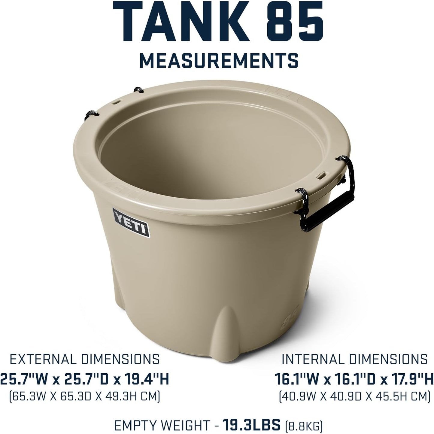 YETI Tank 45 Cooler - Durable Insulated Bucket for Outdoor Adventures