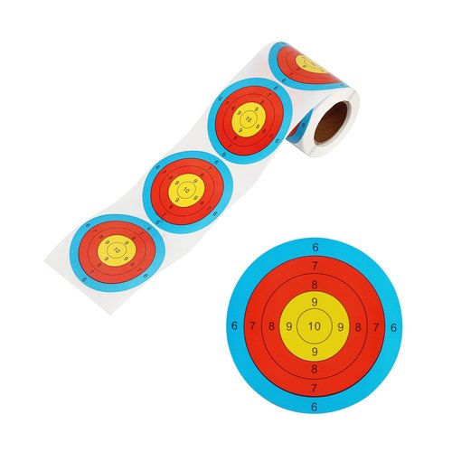 SPG Splatter Shooting Target Sticker - 3 Inch Self-Adhesive Archery Target Paper for Shooting Range High Visibility Targets Sticker for Pistol Shooting Archery Practice Training