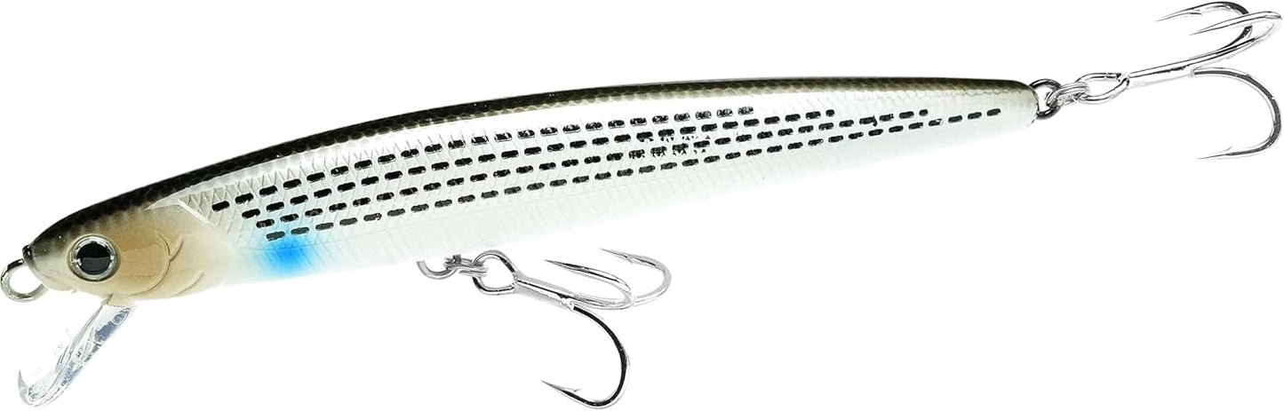 LUCKY CRAFT FlashMinnow 130MRS, Saltwater Surf Fishing Lures, Jerkbait, Halibut, Surf Perch, Calico Bass, White Seabass, Striped Bass, Sinking, Fishing Gear, Fishing Accessories, Fishing Tackle