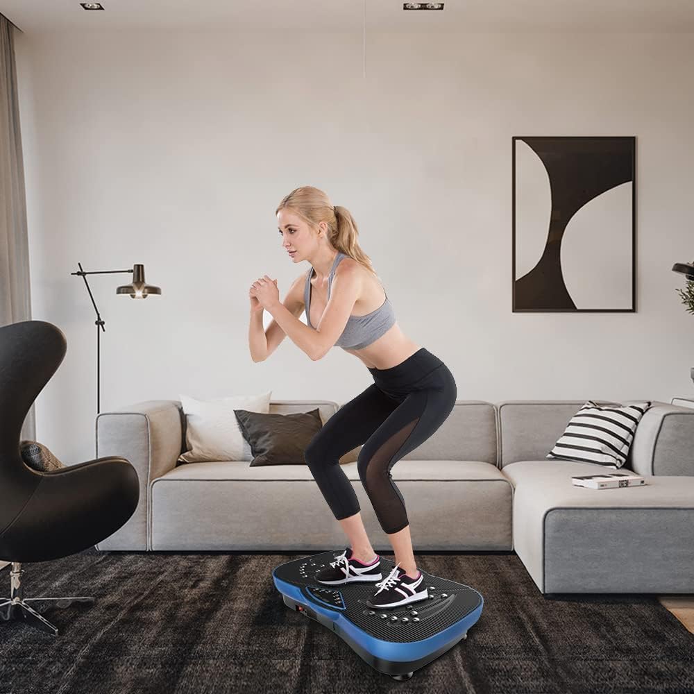 Fitness Vibration Plate Exercise Equipment Whole Body Shape Exercise Machine Vibration Platform Fit Massage Workout Trainer,Max User Weight 330lbs