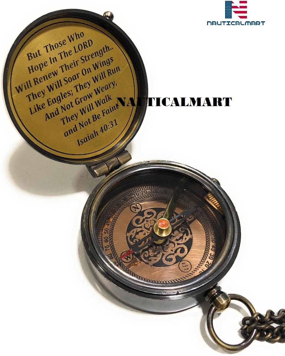 Eagle Compass Gift Compass with Leather Case, Eagle, Scaut of America, Graduation, Eagle Ceremony