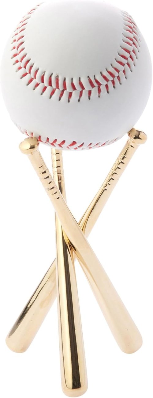 Bard's Gold Ball Holder, Baseball, 4.75" H x 2.625" W x 2.625" D